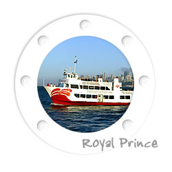 Charter Royal Prince Red & White Ferry Boat!